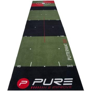 PURE 2 IMPROVE GOLFPUTTING MAT 65 x 300 CM Putting podložka, tmavě zelená, velikost