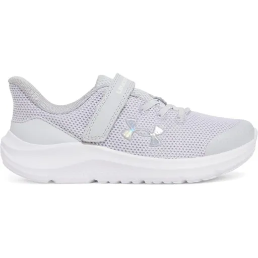 Under Armour GPS PURSUIT 4 AC Dětská běžecká obuv, šedá, velikost 29.5