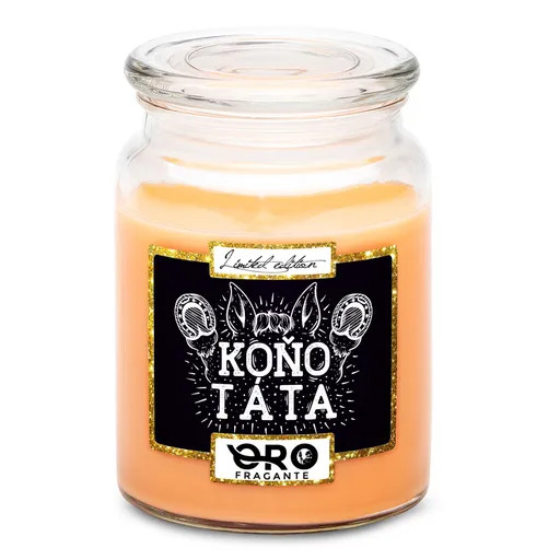 Svíčka Koňo – táta (Vůně svíčky: Tropické ovoce)