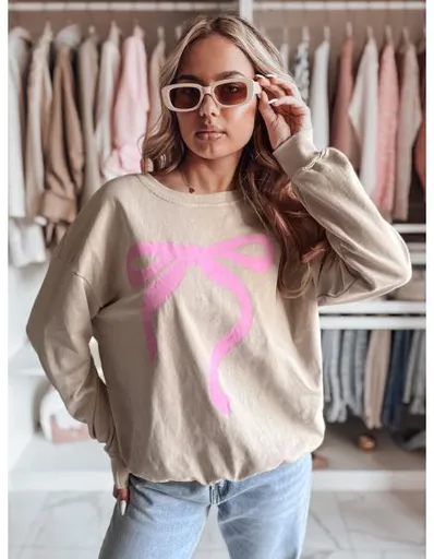 Dámská mikina one size oversize SOFTTIE cappuccion