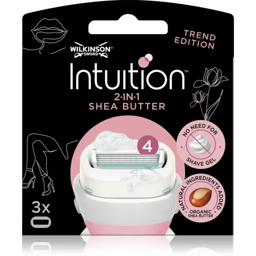 Wilkinson Sword Intuition 2in1 Shea Butter náhradní břity 3 ks