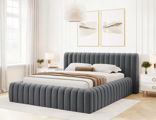 Carilla postel + kovový rám/plynový píst/kontejner 140x200