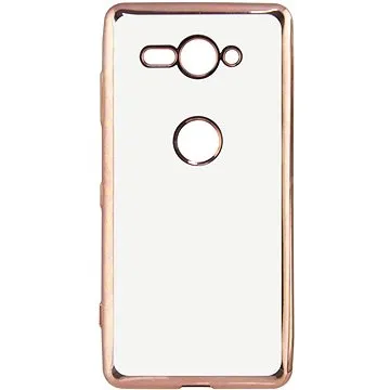 gumové pouzdro Metalic Slim na Sony Xperia XZ2 růžové (HUR47756)