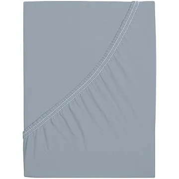 B.E.S. - Petrovice, s.r.o. Prostěradlo Jersey česaná bavlna MAKO - Šedá 200 × 220 (2-010-0619)