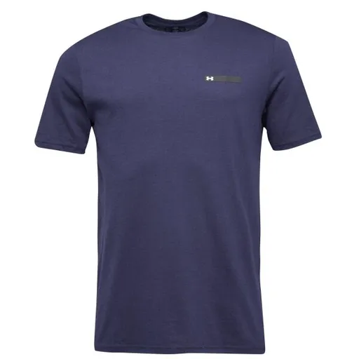 Under Armour STRIP LOGO Pánské triko, tmavě modrá, velikost M