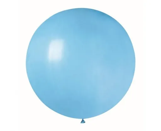 Balón latex 80 cm - Pastelový baby modrý 1 KS - SMART