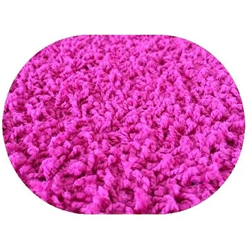 Kusový koberec Color shaggy růžový ovál 80 × 150 cm (3412)