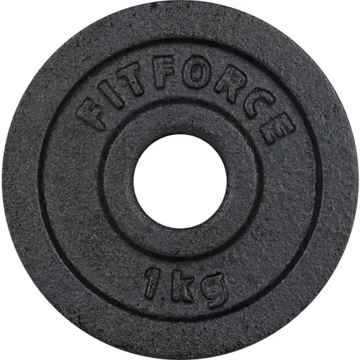 Fitforce PLB 1 KG x 30 MM Nakládací kotouč, černá, velikost 1 KG