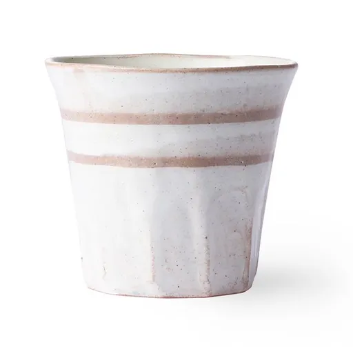 Bílo terakotový hrnek Bold