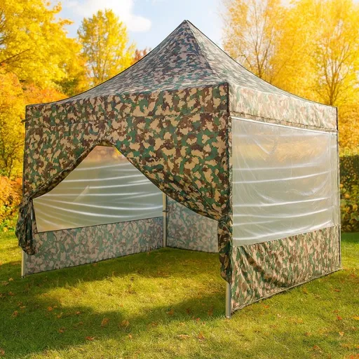 Instent PRO Zahradní stan 3 x 3 m, woodland, 4 ks bočnice