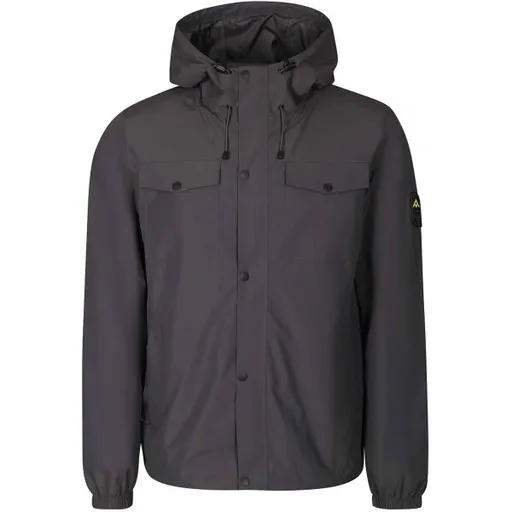 NAX IKEL Pánská přechodová bunda, tmavě šedá, velikost