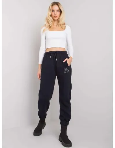 Dámské tepláky s logem LILY námořnicky modré