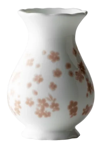 Růžová váza kolekce Slåpeblom - Wik & Walsøe