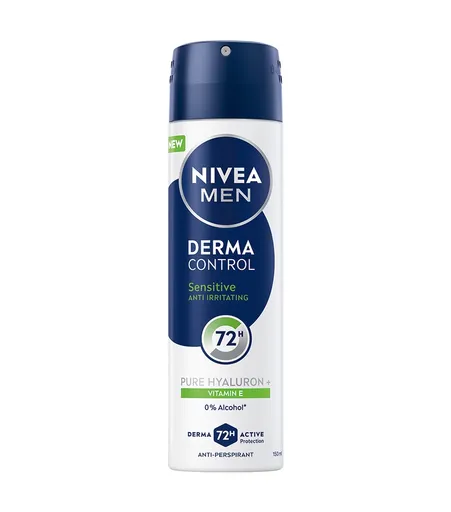 Nivea Men Derma Control Sensitive antiperspirant ve spreji 150 ml