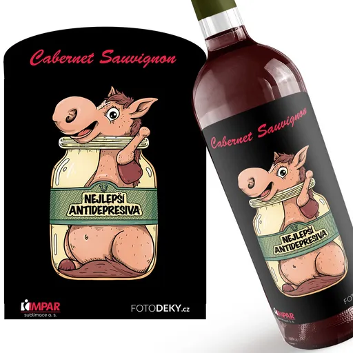 Víno Antidepresiva – kůň (Druh Vína: Červené víno)