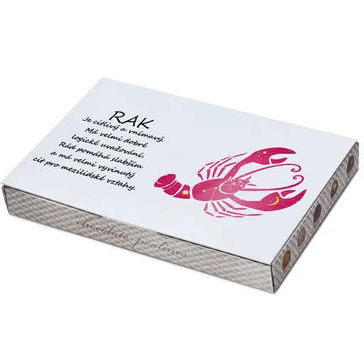 Bonboniéra Rak (22.6. - 22.7.) - červená