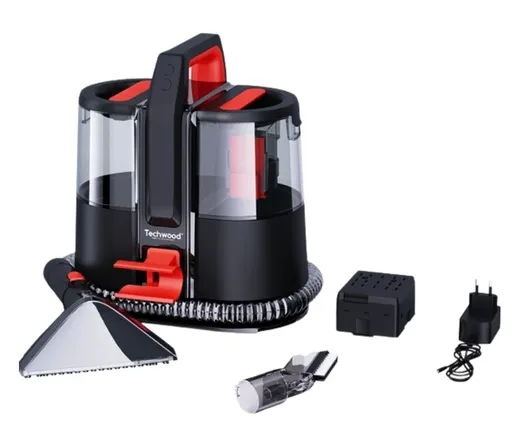 TechWood AKU čistič koberců a čalounění TAN8005R