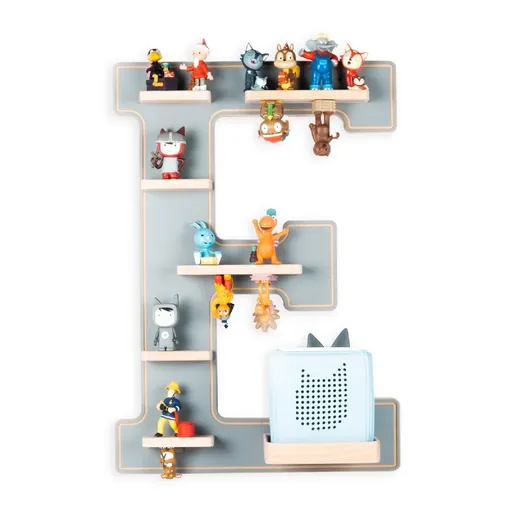 VCM Police Boarti Tonie - písmeno E, šedá