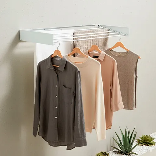 InnovaGoods Skládací, vysouvací, zasouvací nástěnný sušák na prádlo Dryva 100