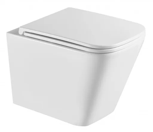 OLSEN SPA Závěsné WC ORLO RIMLESS s FLAT sedátkem Soft-close OLKLT052E