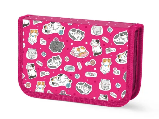 Penál 1P nevybavený Cats 2 chl.