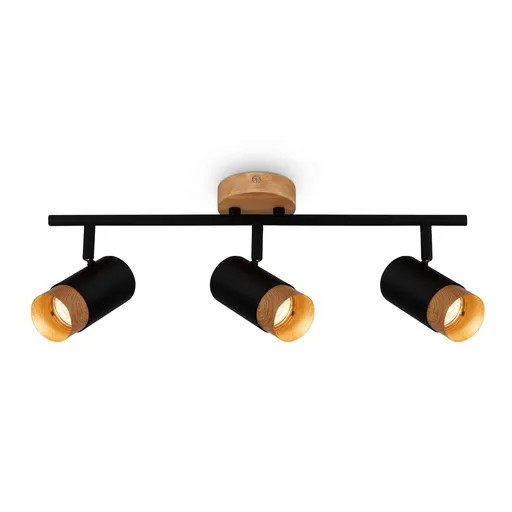 BRILONER Spot, 47 cm, 3x GU10, max. 9W, černá BRI 2144035