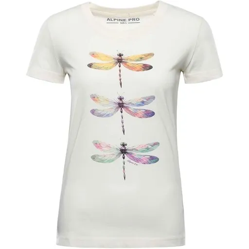 ALPINE PRO VRASA Dámské triko, bílá, velikost