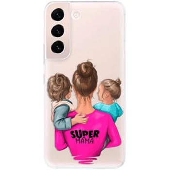 iSaprio Super Mama - Boy and Girl pro Samsung Galaxy S22 5G (smboygirl-TPU3-S22-5G)