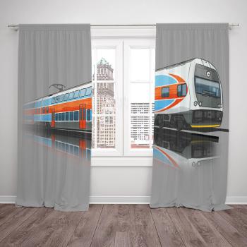 Závesy CityElefant (Rozmer: 140x250, Materiál: Interlock)