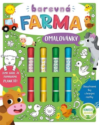 Barevná farma omalovánky - Stephanie Moss