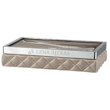 LENE BJERRE PORTIA béžová - stříbrná, 13 cm (LB_A00006914)