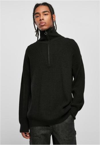 Urban Classics Oversized Knitted Troyer black - S