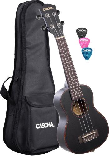 Cascha HH 2300 Premium Black Koncertní ukulele