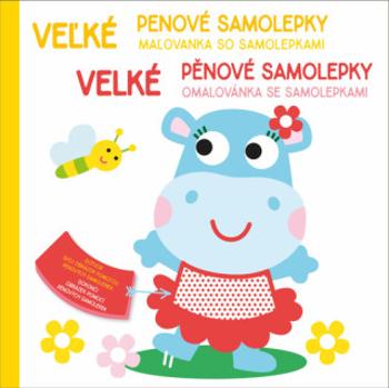 Velké pěnové samolepky Hroch