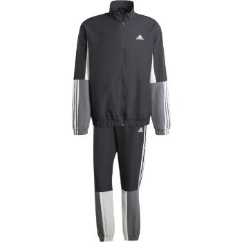 adidas COLORBLOCK 3-STRIPES TRACKSUIT Pánská souprava, černá, velikost