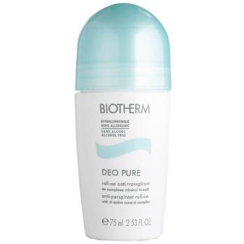 Biotherm Kuličkový antiperspirant bez alkoholu Deo Pure (Antiperspirant Roll-on with Tri-active Mineral Complex) 75 ml