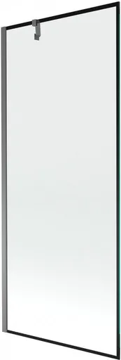 MEXEN/S Next vanová zástěna FIX 80 x 150, černá vzor, grafit metal 895-080-000-00-70-95