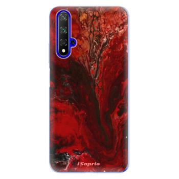 Odolné silikonové pouzdro iSaprio - RedMarble 17 - Huawei Honor 20