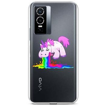 TopQ Kryt Vivo Y76 5G silikon Rainbow Splash 72511 (Sun-72511)