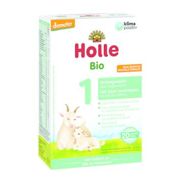 HOLLE BIO Mléko počáteční kojenecké kozí 1 pro děti od narození, 400 g