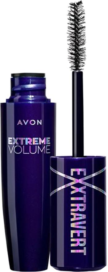 Avon Objemová řasenka Exxtravert Extra Volume 9,5 ml Blackest Black