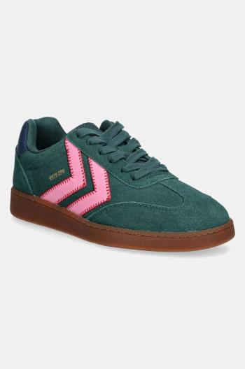 Semišové sneakers boty Hummel Vm78 Cph Lz zelená barva, 226234