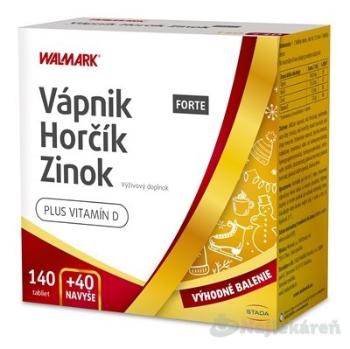 WALMARK Vápnik Horčík Zinok FORTE, 180 tbl
