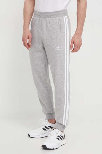 Tepláky adidas Originals 3-Stripes Pant šedá barva, melanžové, IM9318