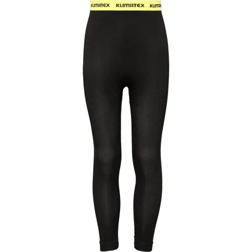 Klimatex DAI SEAMLESS Dětské bezešvé termo spodky, černá, velikost 110-122