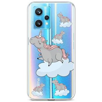 TopQ Kryt Realme 9 Pro+ silikon Grey Unicorns 73248 (Sun-73248)