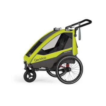 Qeridoo® vozík za kolo Sportrex1 Limited Edition Lime Green