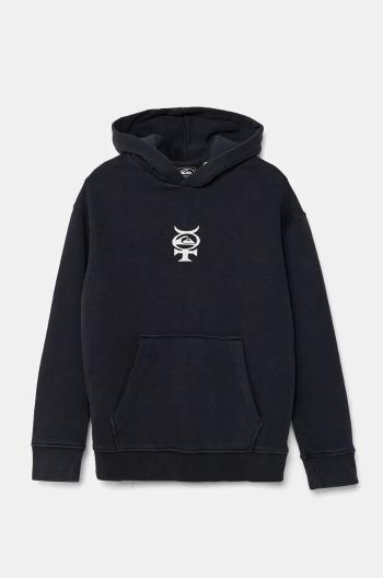 Dětská mikina Quiksilver MERCURY HOODIE tmavomodrá barva, s kapucí, s potiskem, AQBFT03112