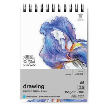 Skicovací blok W&N Drawing pad medium A5 150g