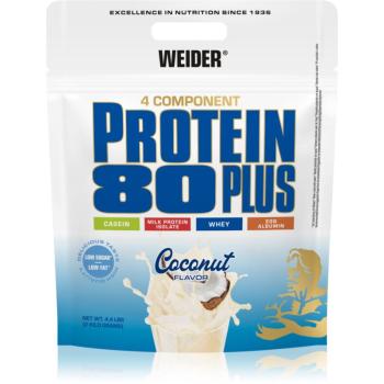 Weider Protein 80 Plus syrovátkový protein s aminokyselinami příchuť Coconut 2000 g